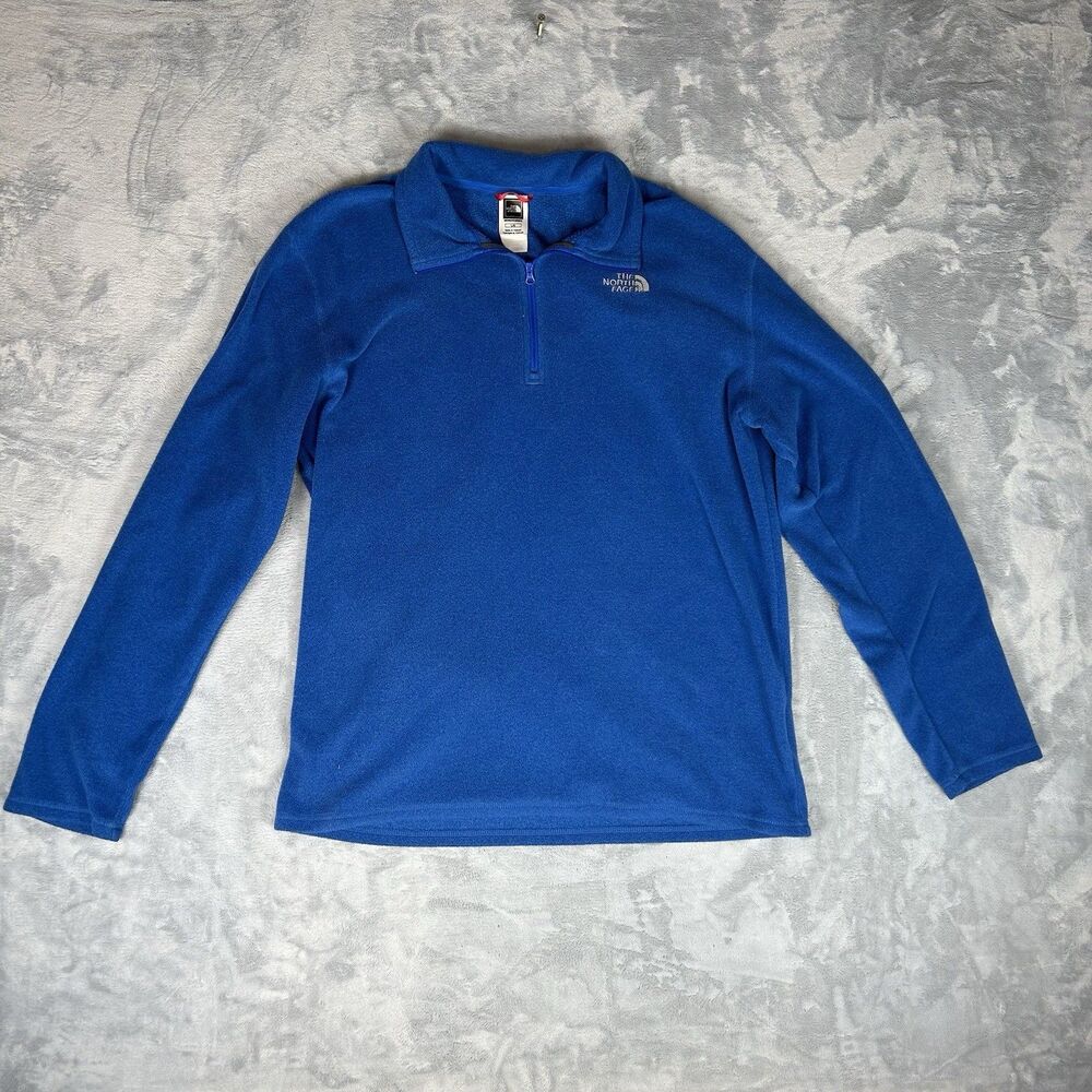Men’s North Face Fleece Quarter Zip Pullover Large